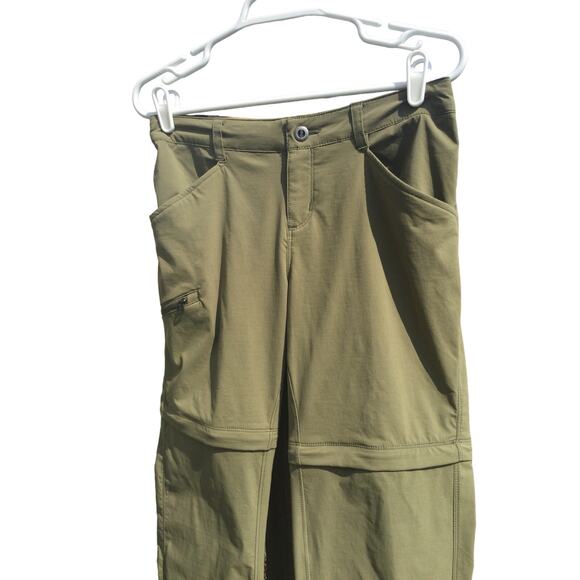 Patagonia quandary convertible pants womens 4 32 regular fit green NEW hiking - Picture 2 of 13